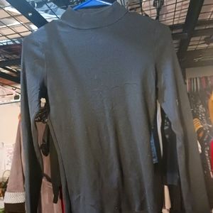 Hollister Black Long Sleeve Turtle Neck Top
